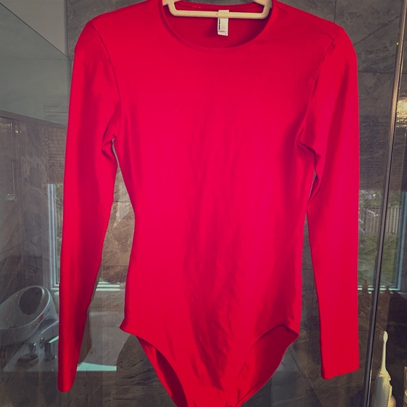 American apparel red body suit - Picture 1 of 1